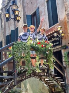 Daniel, Marc & Pasccal von der Fasnachtsgesellschaft Muri-Wien in Venedig